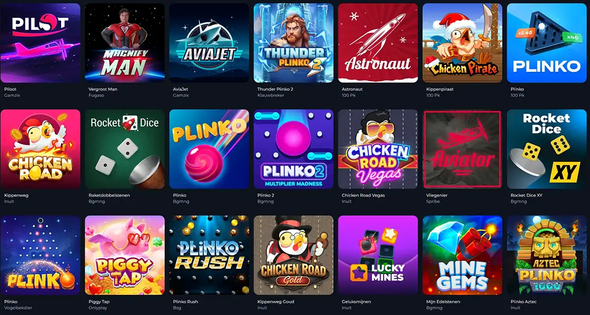Winorio Casino Fast Games