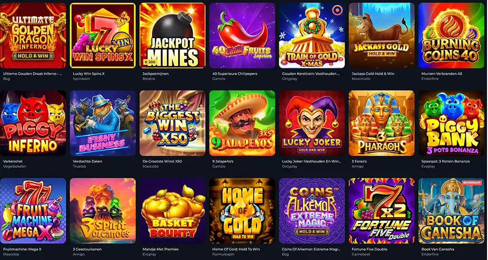 Winorio Casino Jackpots